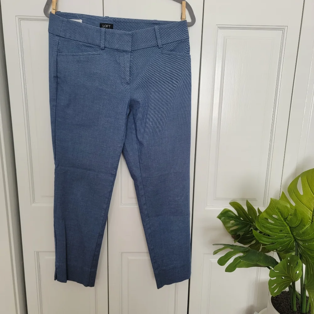 Size 4 ankle pant by LOFT The Riviera style - Picture 6 of 13